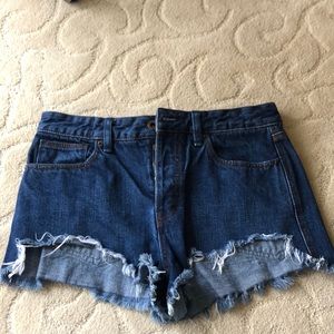 Free People Jean Shorts
